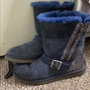 Women’s UGG AUSTRALIA NAVY BLUE with sparkles